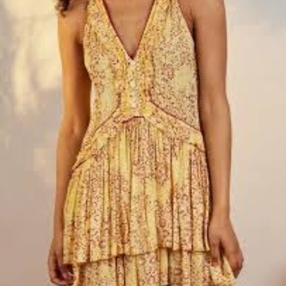 Poupette St Barth Dresses & Skirts - POUPETTE ST BARTH Agathe Lace-Trimmed Voile Mini Dress   Floral Size M